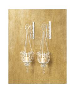 BEDAZZLING PENDANT SCONCE DUO