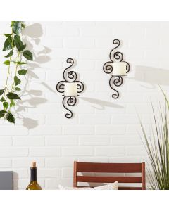 SCROLLWORK CANDLE SCONCES