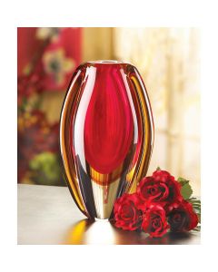 SUNFIRE GLASS VASE