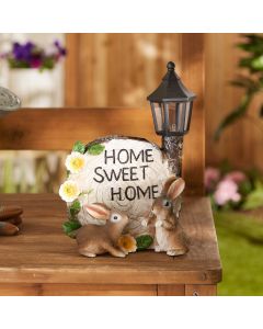 SOLAR HOME SWEET HOME BUNNIES