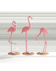 TABLETOP FLAMINGO TRIO