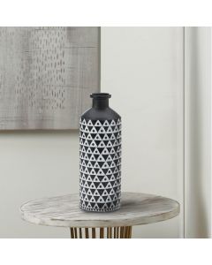MAZARA BLACK AND WHITE VASE