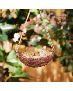 NAPPING CAT ON HAMMOCK FIGURINE