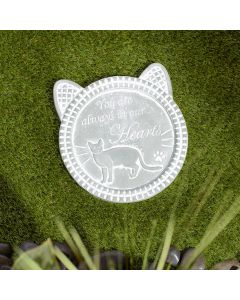YOU ARE ALWAYS IN OUR HEARTS CAT MEMORIAL STEPPING STONE