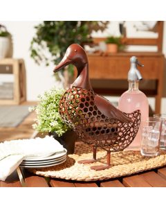 CHICKEN WIRE DUCK SCULPTURE